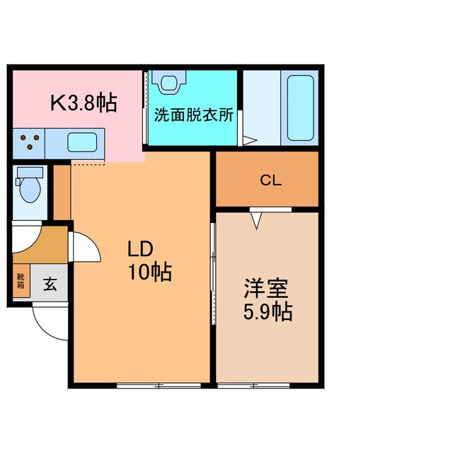 ｸﾞﾘｰﾝｳﾞｨﾙSCの物件間取画像