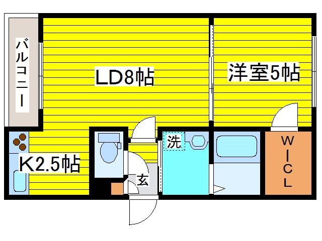 環状通東駅 徒歩8分 3階の物件間取画像