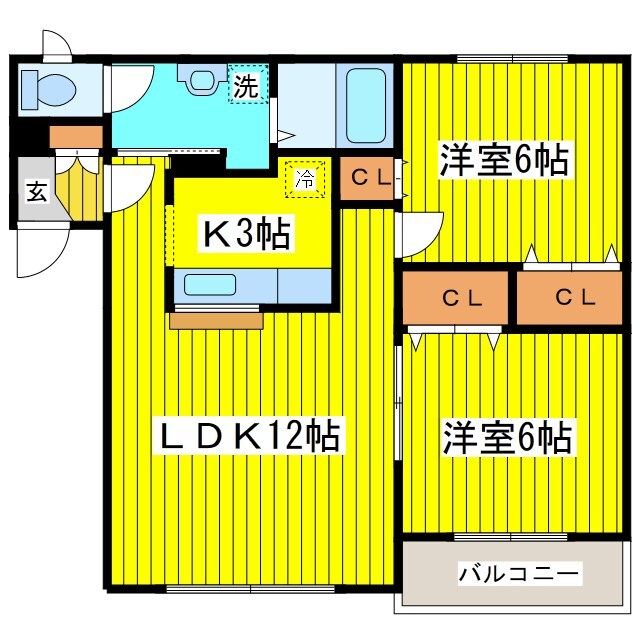 ロイヤルハイツの物件間取画像