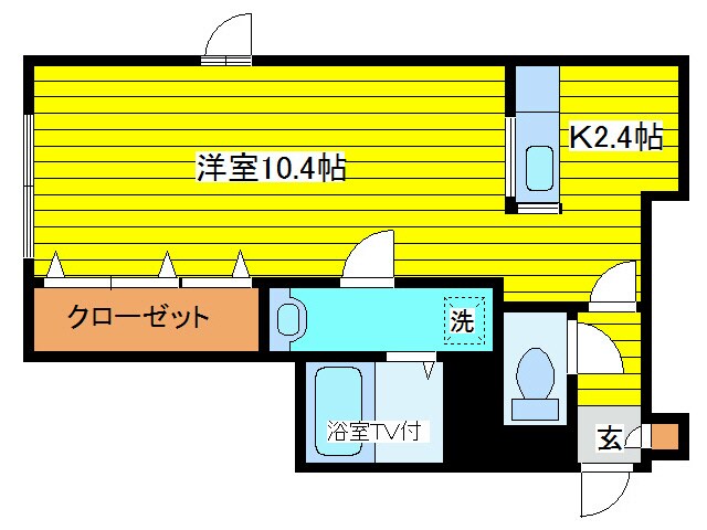 プレシャス18番館の物件間取画像