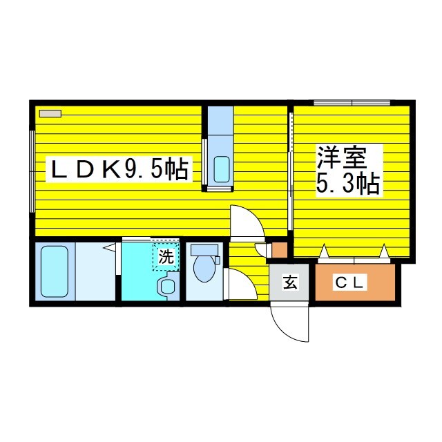 環状通東駅 徒歩5分 4階の物件間取画像