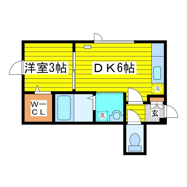 ネージュ元町IIの物件間取画像