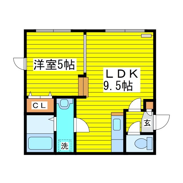 アドバンス北12条の物件間取画像
