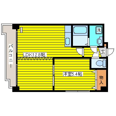 環状通東駅 徒歩10分 4階の物件間取画像