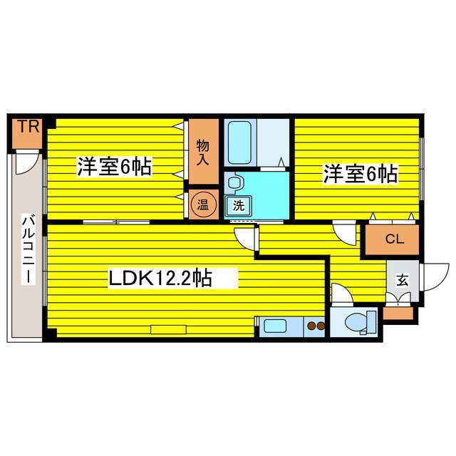 元町駅 徒歩5分 2階の物件間取画像