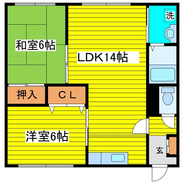 環状通東駅 徒歩5分 2階の物件間取画像