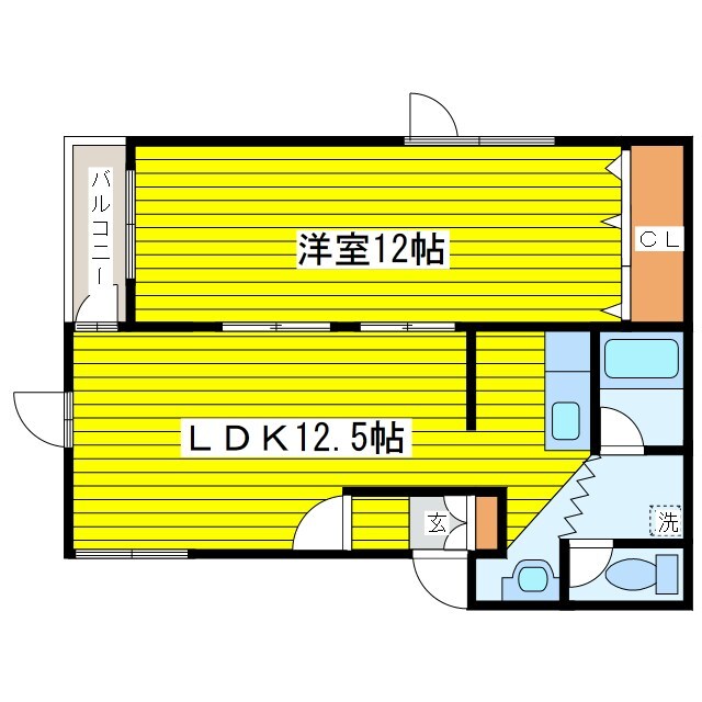 リュシオーレIIの物件間取画像
