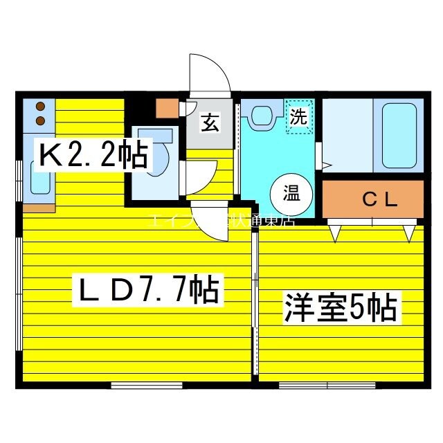 リュクス元町の物件間取画像