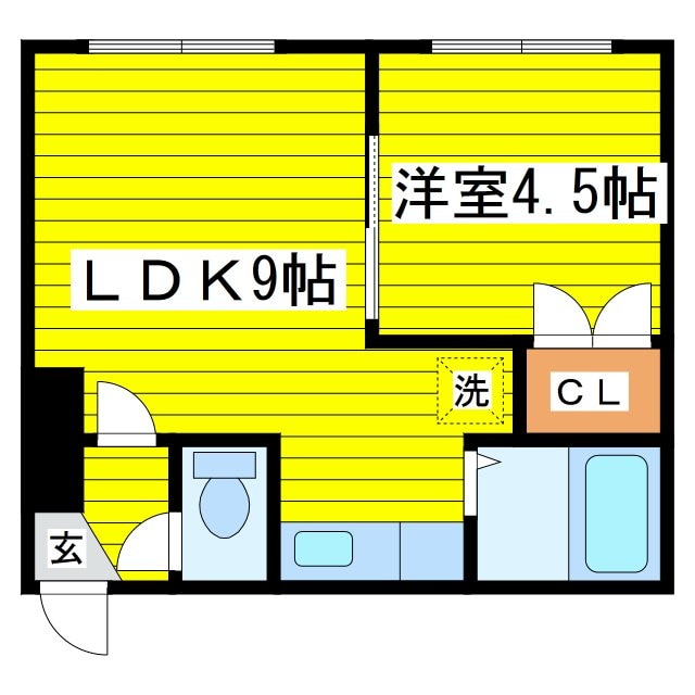 元町駅 徒歩18分 3階の物件間取画像