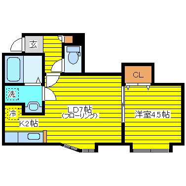 環状通東駅 徒歩10分 2階の物件間取画像