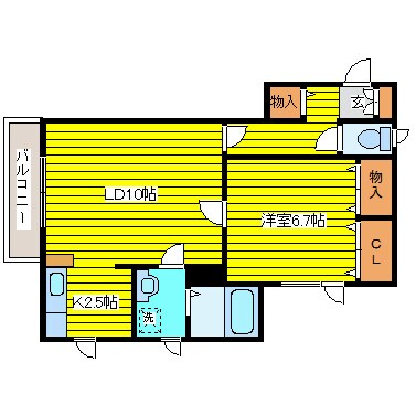 ワイズロード2の物件間取画像