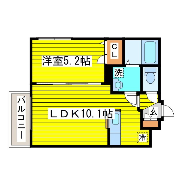 新道東駅 徒歩8分 3階の物件間取画像