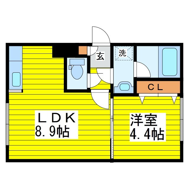 La・corte（ラ・コルテ）の物件間取画像