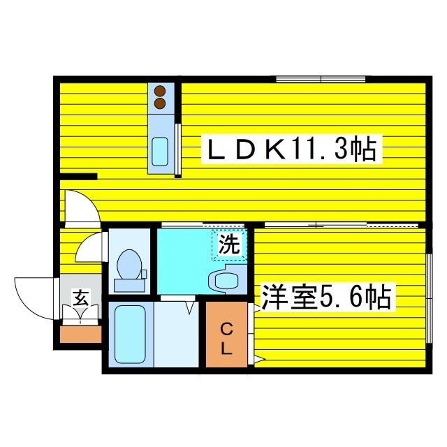 DAYS環状通東の物件間取画像