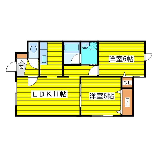 環状通東駅 徒歩13分 4階の物件間取画像