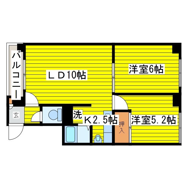 シティハウスＭ＆Ｍの物件間取画像