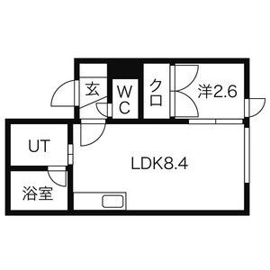 アドバンス新道東の物件間取画像