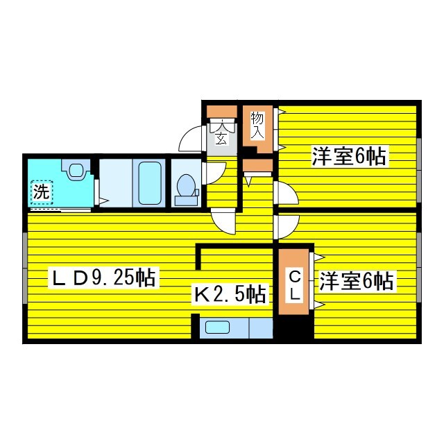 カーサマルクの物件間取画像