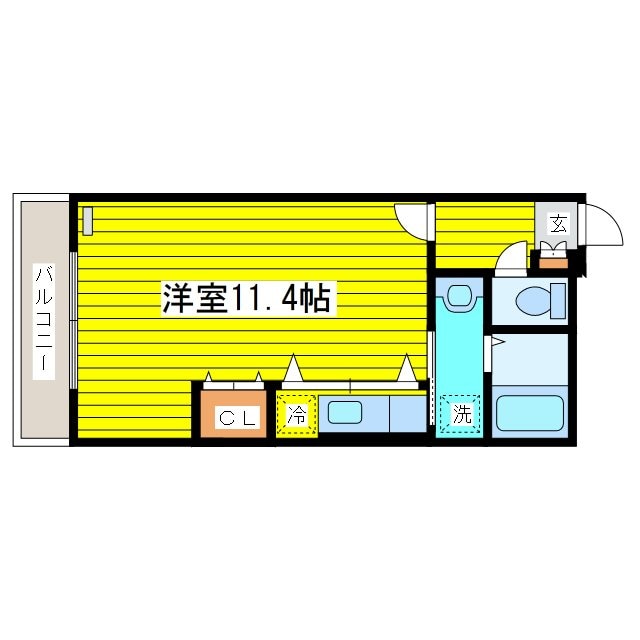 元町駅 徒歩7分 4階の物件間取画像