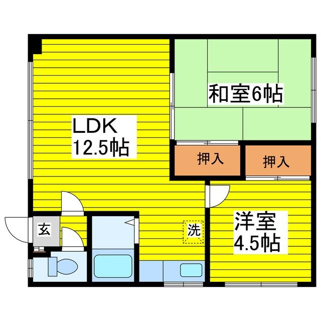 環状通東駅 徒歩2分 2階の物件間取画像