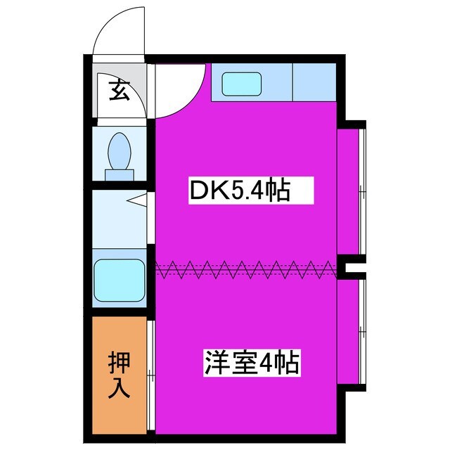 環状通東駅 徒歩7分 2階の物件間取画像