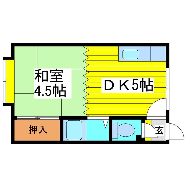 パーク北16条の物件間取画像