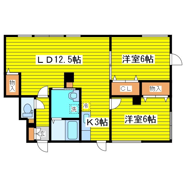 坂井邸1棟2戸の物件間取画像