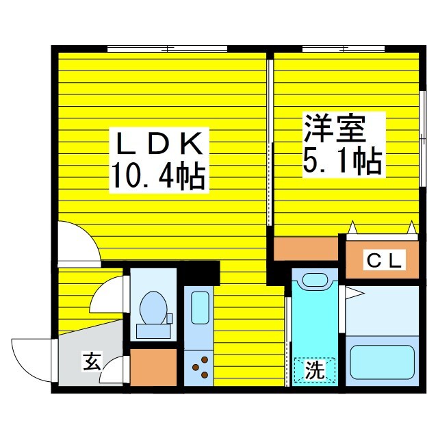 SKY GARDEN SAPPOROの物件間取画像