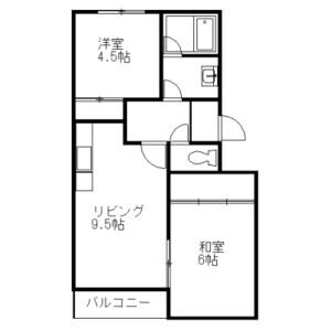 コーポ30の物件間取画像