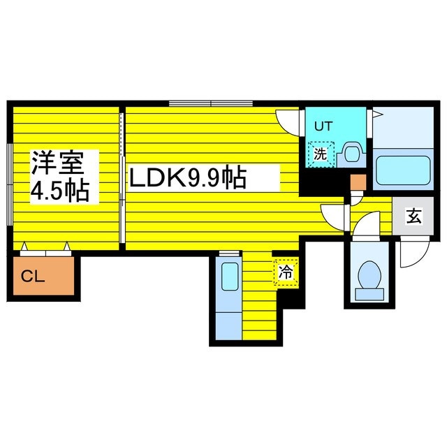 コムズ本町Iの物件間取画像