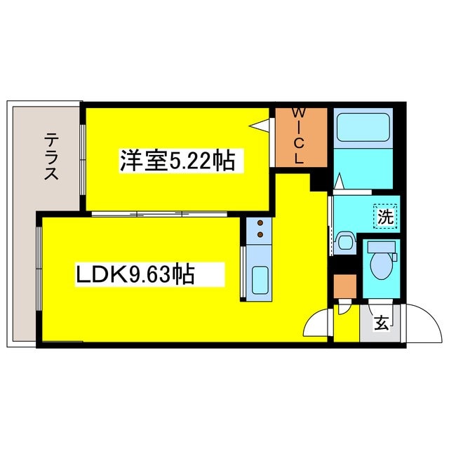 北１３条東駅 徒歩7分 1階の物件間取画像