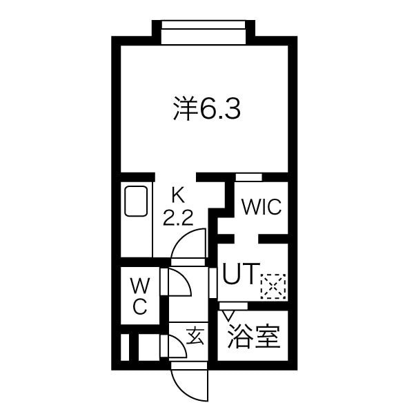 元町駅 徒歩1分 4階の物件間取画像