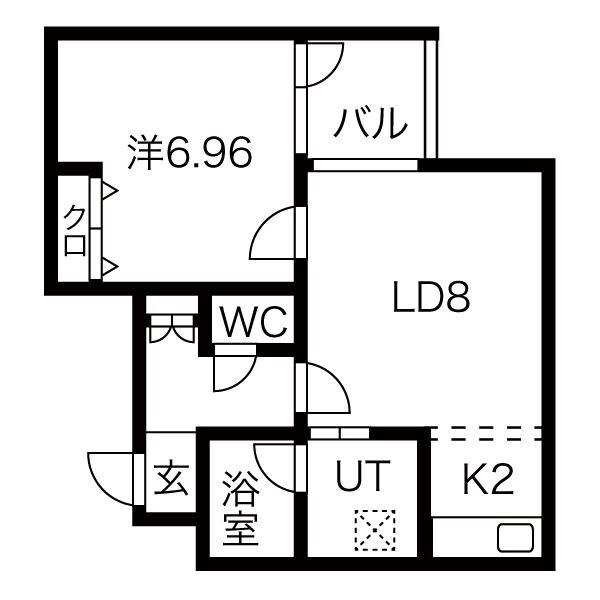 コーポミヤビの物件間取画像