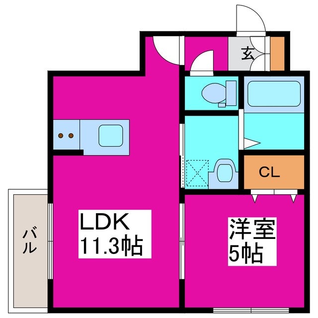 MTガーデンEastの物件間取画像