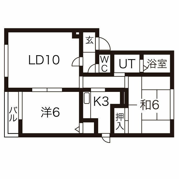 白石駅 徒歩48分 2階の物件間取画像