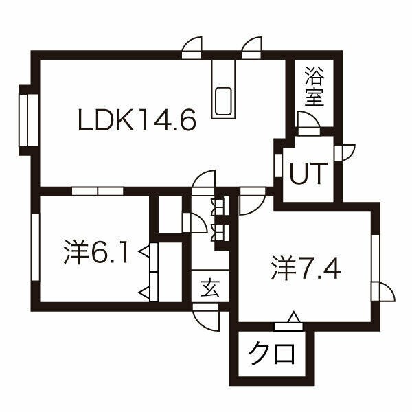 白石駅 徒歩36分 2階の物件間取画像