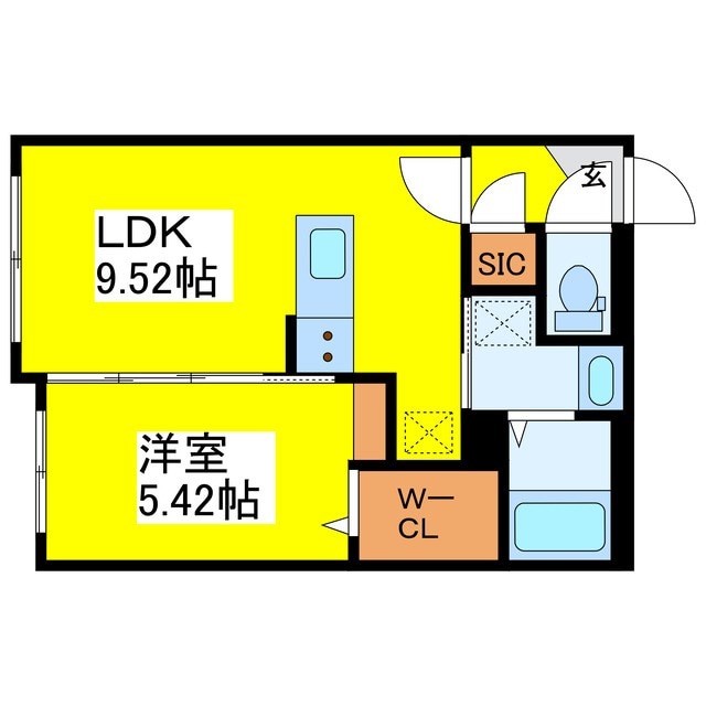 さっぽろ駅 徒歩6分 1階の物件間取画像