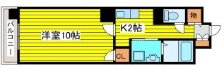 クレール北10条の物件間取画像