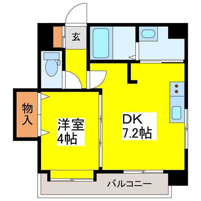 北１２条駅 徒歩6分 5階の物件間取画像