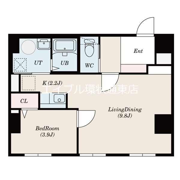 北１２条駅 徒歩2分 3階の物件間取画像