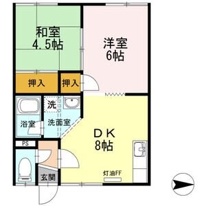 藤コーポ1・2の物件間取画像