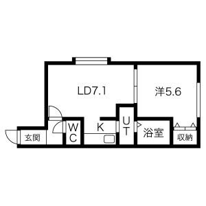 Cure・earth　Ｎ２８の物件間取画像