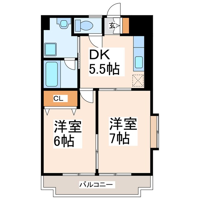 エコライフ・マンション・つぼみ壱番館の物件間取画像