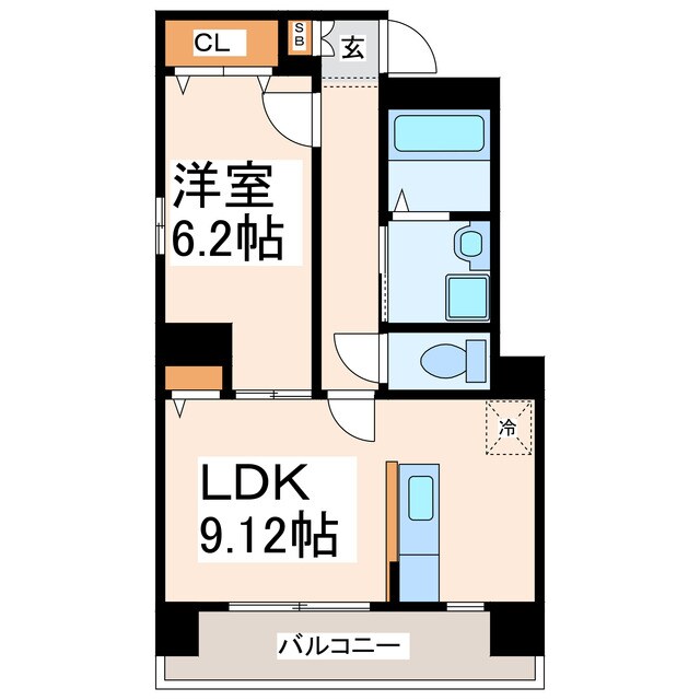 ロマージュ上通り並木坂の物件間取画像