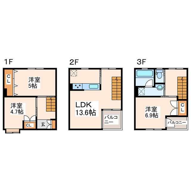 ミッドタウン出水の物件間取画像