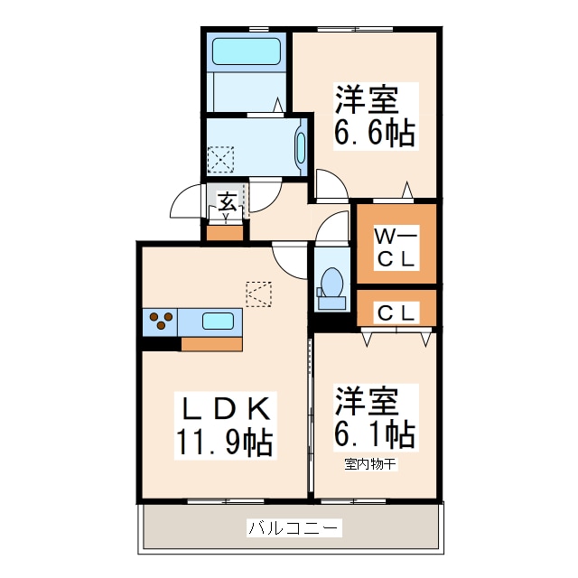 サンフェリーチェの物件間取画像