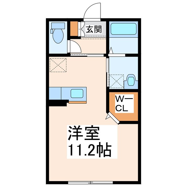 ファボーリ水前寺の物件間取画像