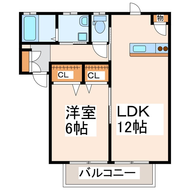 カーサソレアードの物件間取画像