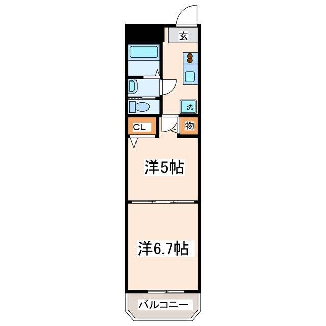 メゾンソレイユの物件間取画像