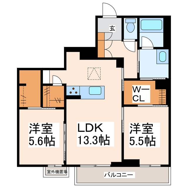 Bush Cloverの物件間取画像